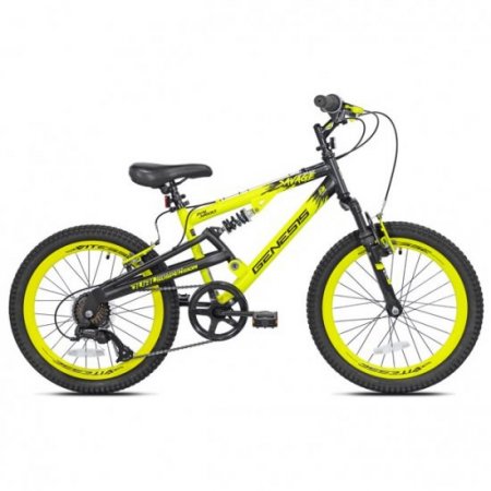 Genesis 20" Savage Boy's Mountain Bike, Yellow/Black