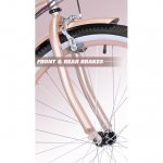 Kent 26" Bayside Women's Cruiser Bike, Rose Gold