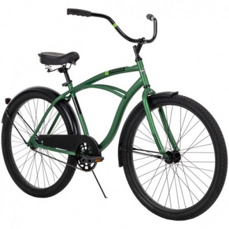 Huffy 26" Cranbrook Men's Beach Cruiser Comfort Bike, Green