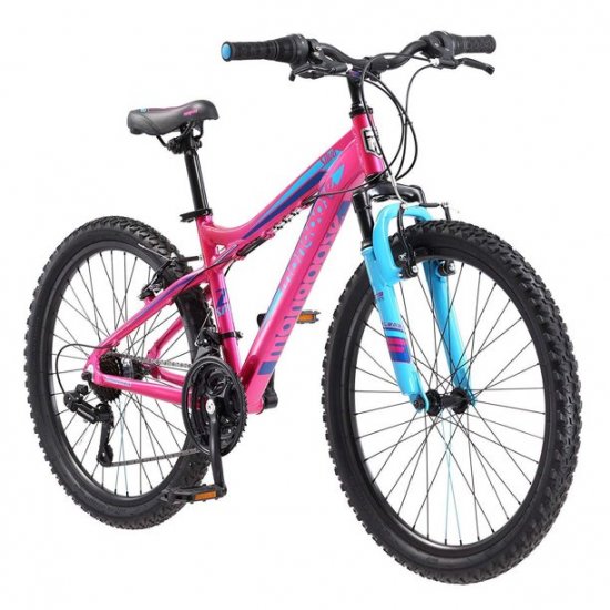 Mongoose 24 In. Silva Mountain Bike, Pink