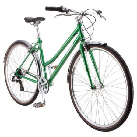 Schwinn Collegiate Adult Hybrid Bike, 8 speeds, 700c wheels, women