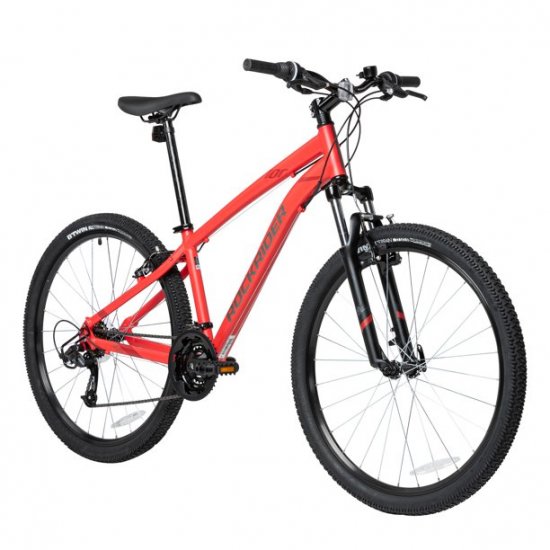 Decathlon Rockrider ST100 Mountain Bike, 27.5\", Red, Medium