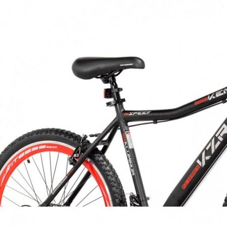 Kent Bicycles 26 In. KZR Mountain Men's Bike, Black/Red