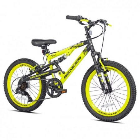 Genesis 20" Savage Boy's Mountain Bike, Yellow/Black