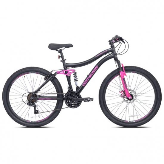 Kent Genesis 26\" Maeve Women\'s Mountain Bike, Black/Pink