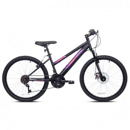 Kent 24" Northpoint Girl's Mountain Bike, Black/Pink/Purple