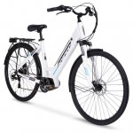 Hyper Electric Bicycle, 700c Mens Mid-Drive bike, 36 Volt Battery, 20+ Mile Range
