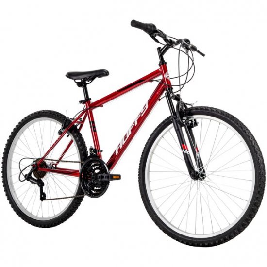 Huffy 26” Rock Creek Men\'s 18-Speed Mountain Bike, Red