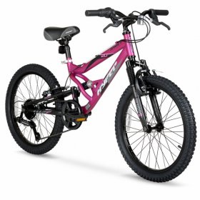 Hyper Bicycles 20" Girls Swift Mountain Bike, Kids, Magenta