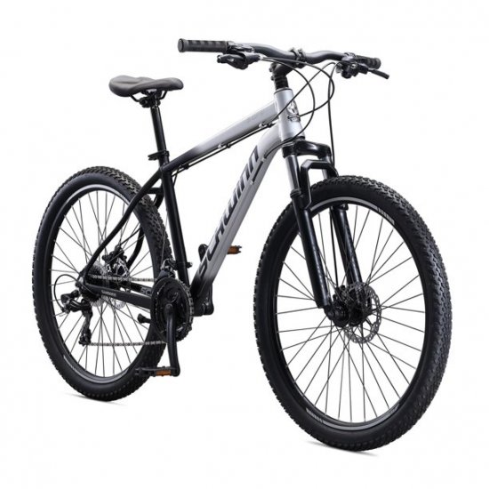 Schwinn AL Comp mountain bike, 21 speeds, 27.5-inch wheels, grey