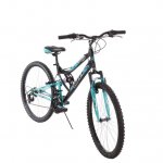 Huffy 26" Trail Runner Womens Mountain Bike, Metallic Pool Blue