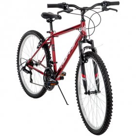 Huffy 26” Rock Creek Men's 18-Speed Mountain Bike, Red