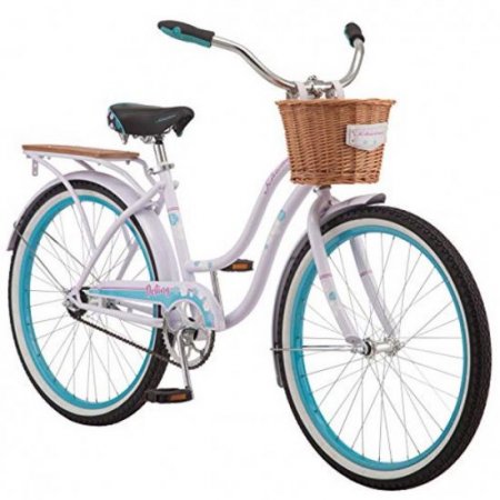 Schwinn Destiny Women's Beach Cruiser Bike, Single Speed, 24 In. Wheels, Purple