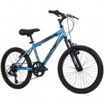 Huffy Kids Hardtail Mountain Bike for Boys, Stone Mountain 20 In. 6-Speed, Metallic Cyan (73808)