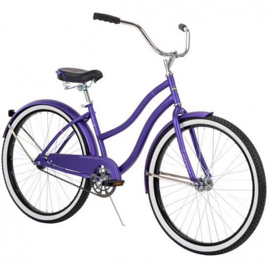 Huffy 26\" Cranbrook Women\'s Beach Cruiser Bike, Purple