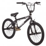 Mongoose BRAWLER Boys' Freestyle BMX Bike, 20" wheels, Black