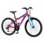 Mongoose 24 In. Silva Mountain Bike, Pink