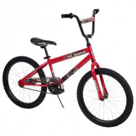 Huffy Pro Thunder 20 Inch Single Speed Kids Bike with Coaster Brakes, Red