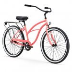 sixthreezero Around The Block Women's Single-Speed Beach Cruiser Bicycle, 26 In. Wheels, Coral