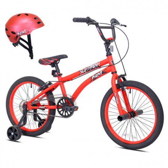 Kent 18\" Slipstream Bicycle with Helmet, Red