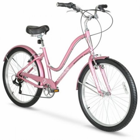 Hyper Bicycles Women's 26 In. Commuter Bike, Rose Gold