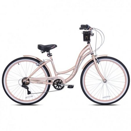 Kent 26" Bayside Women's Cruiser Bike, Rose Gold