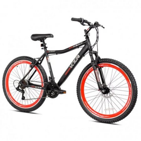 Kent Bicycles 26 In. KZR Mountain Men's Bike, Black/Red